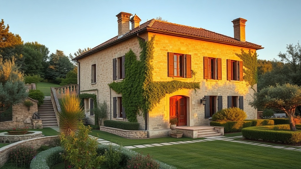 Combien vaut ma maison à Aix-en-Provence — maison en pierre traditionnelle avec jardin dans la campagne aixoise au