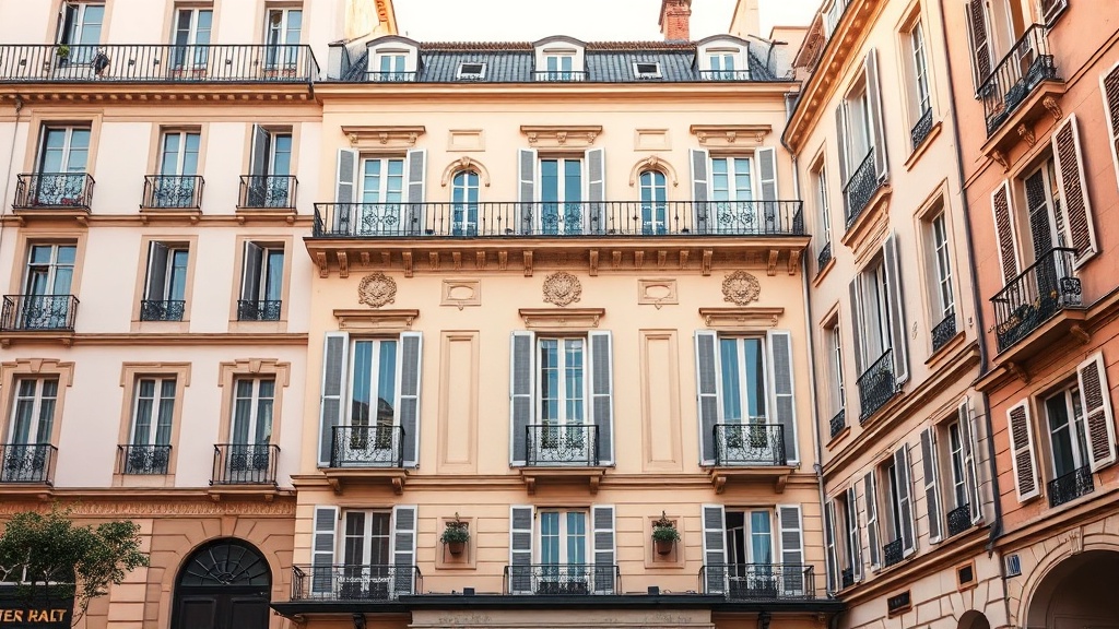 Estimer son appartement à Aix-en-Provence — façade d'immeuble ancien élégant dans le centre historique d'Aix-en-Provence