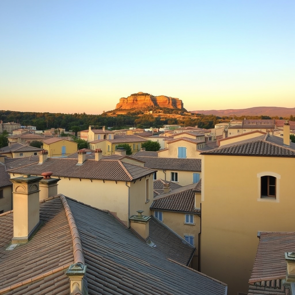 Prix immobilier Aix-en-Provence 2026 : vue panoramique des toits et de la Sainte-Victoire